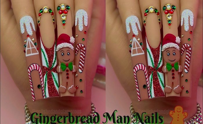 gingerbread nails