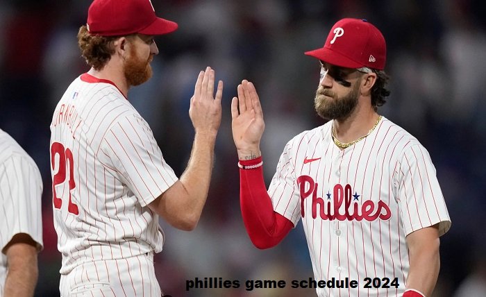 phillies game schedule 2024